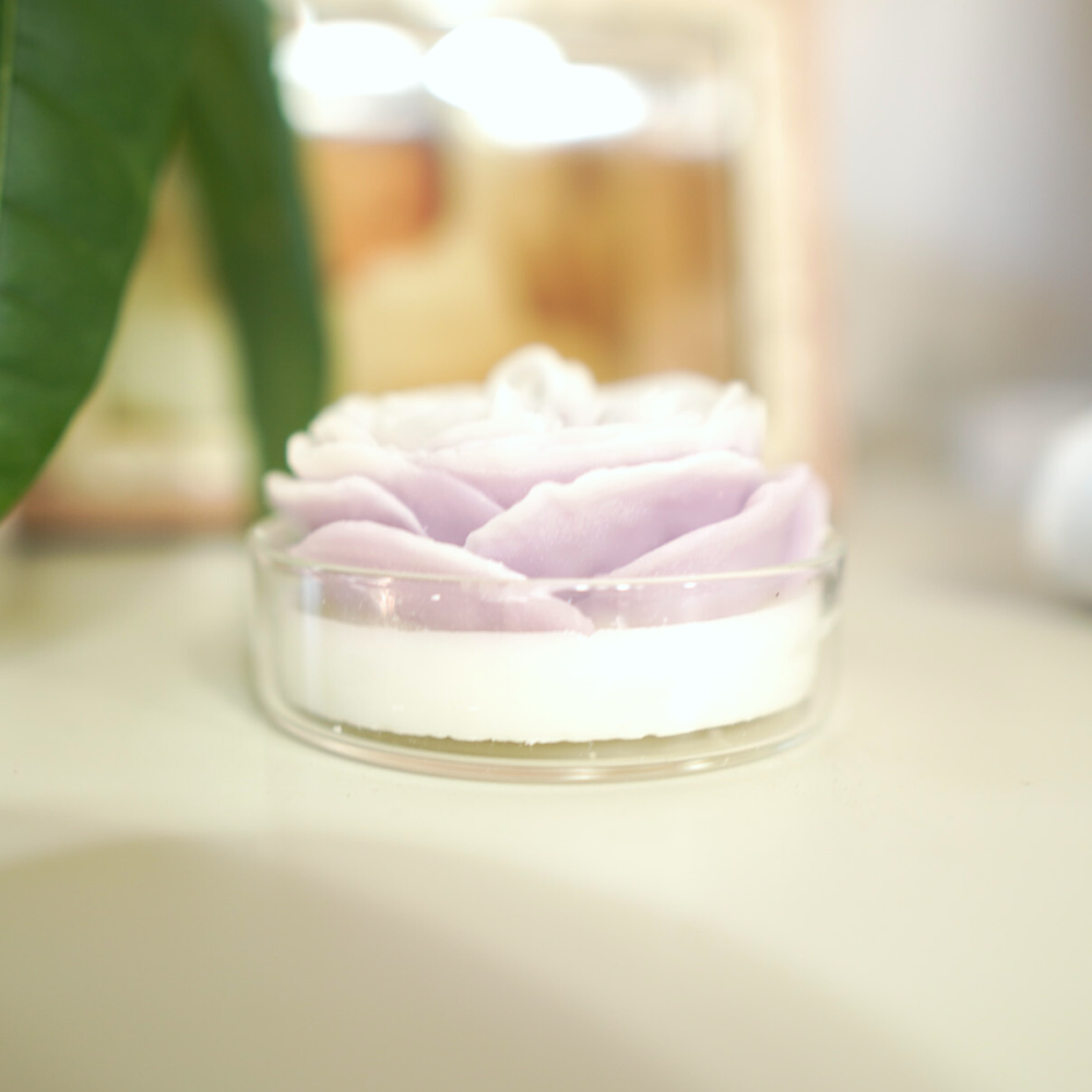 ローズ型キャンドル