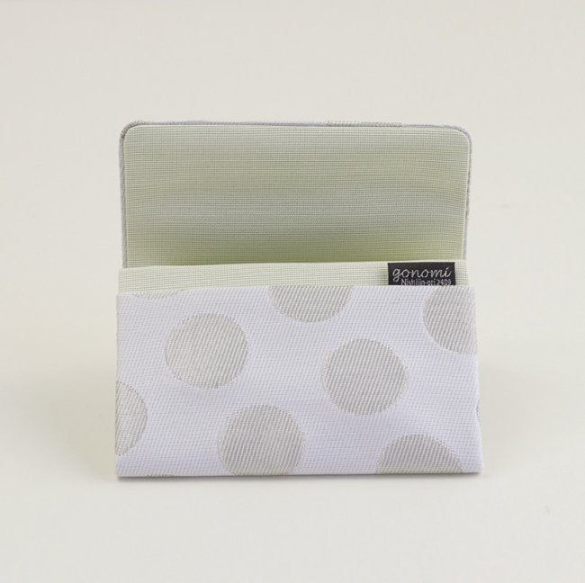 gonomiカードケース(白銀)