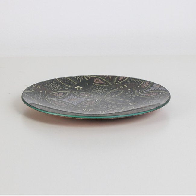 西陣織皿 ORI-ZARA 20cm<ブラック2枚セット>